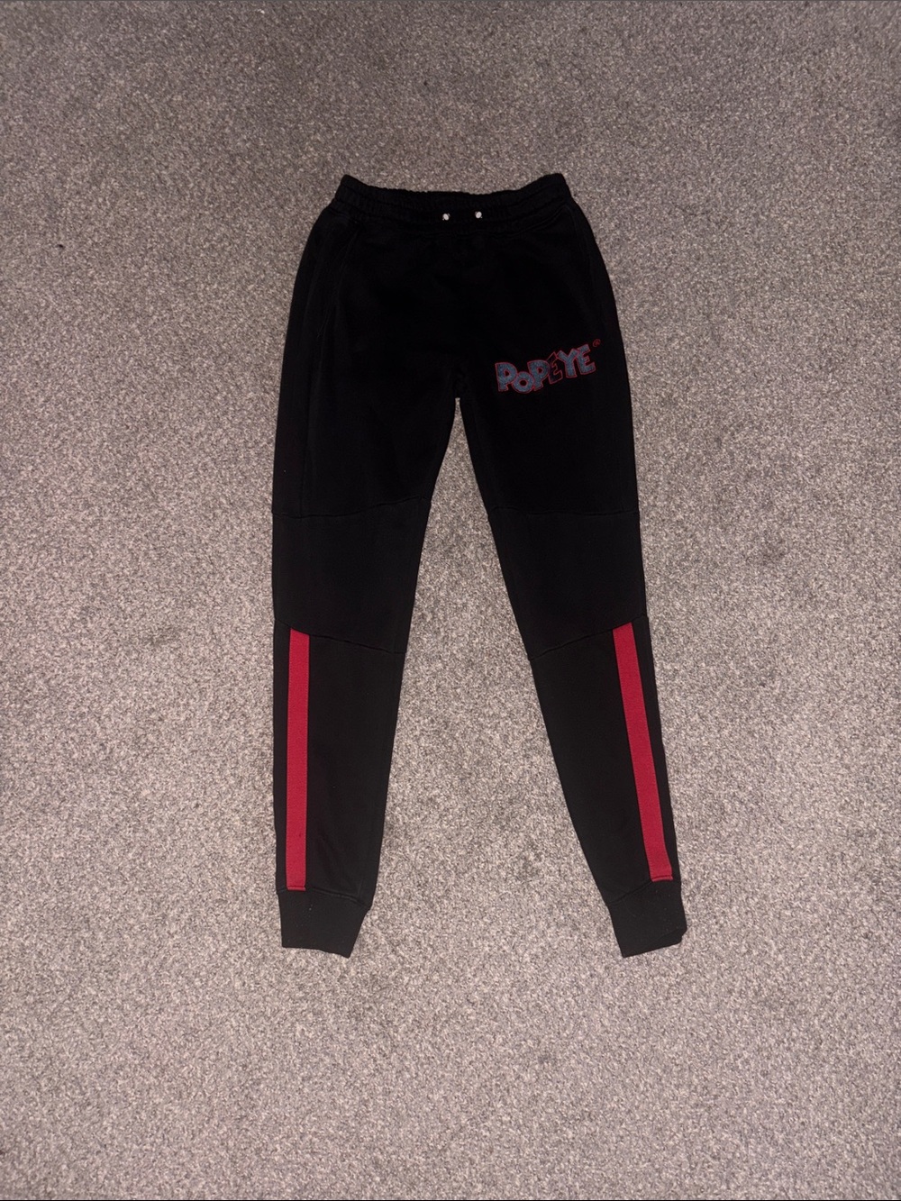 Popeye Black & Red Men's Sweater